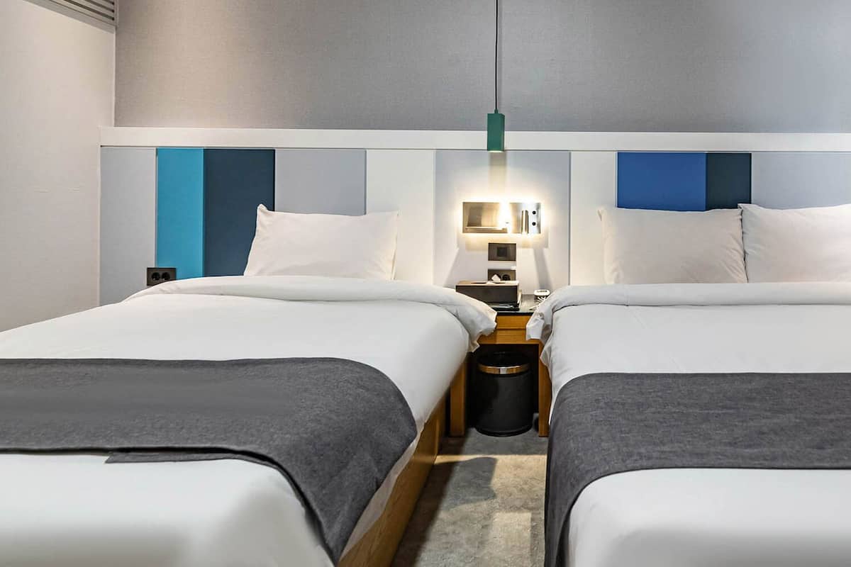 Family Twin Room (Free simple Breakfast) | 1 bedroom, premium bedding, soundproofing, free WiFi