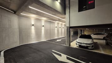 Free self-parking, free valet parking