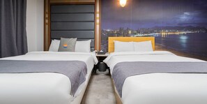 Premium Double Twin (Free simple Breakfast) | Biancheria da letto di alta qualità, insonorizzazione, Wi-Fi gratuito