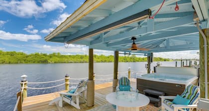 Pool & Hot Tub Access: Riverfront Florida Studio