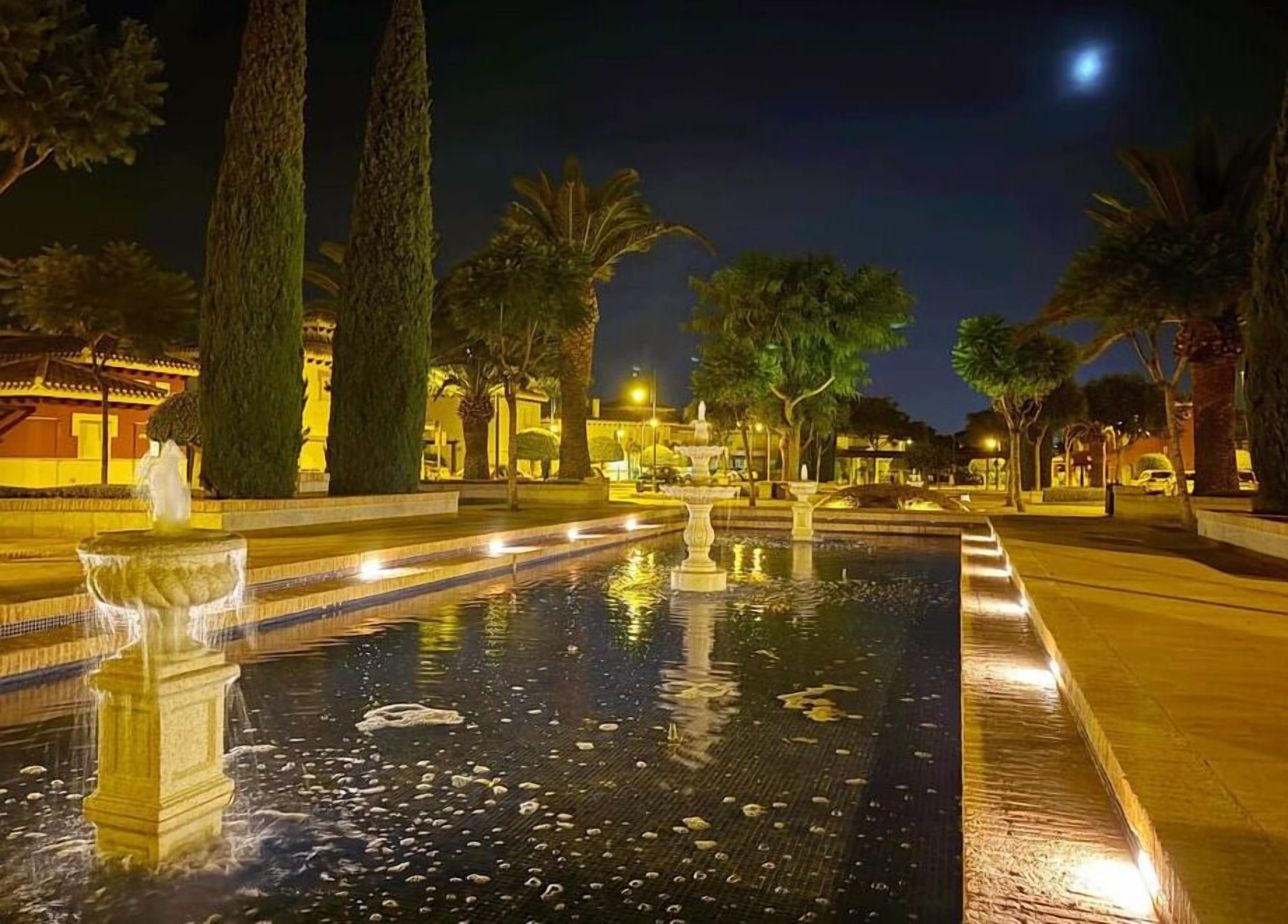 Plaza close to the villa 