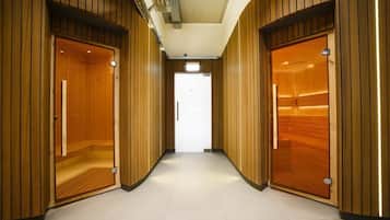 Sauna, massages