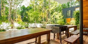 ห้องพัก, ปลอดบุหรี่ (Large Maisonette with open-air bath) | วิวระเบียง