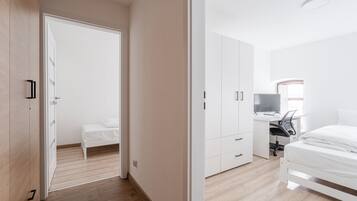 City Apartment | Living area | 37-inch flat-screen TV with digital channels