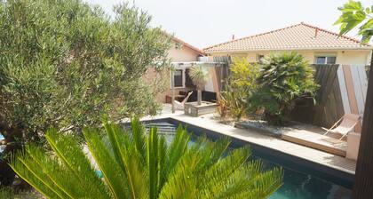 Lovely large villa 2 minutes from Vieux Boucau beach. Ideal for families.