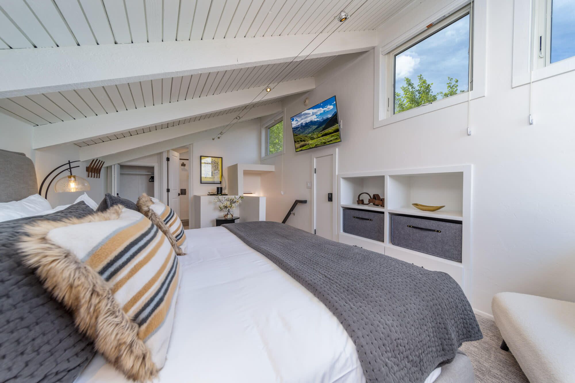 3 sovrum, värdeförvaringsskåp på rummet och strykjärn/strykbräda