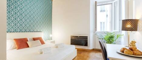 2 chambres, bureau, fer et planche Ă repasser, accĂšs au Wi-Fi (inclus)