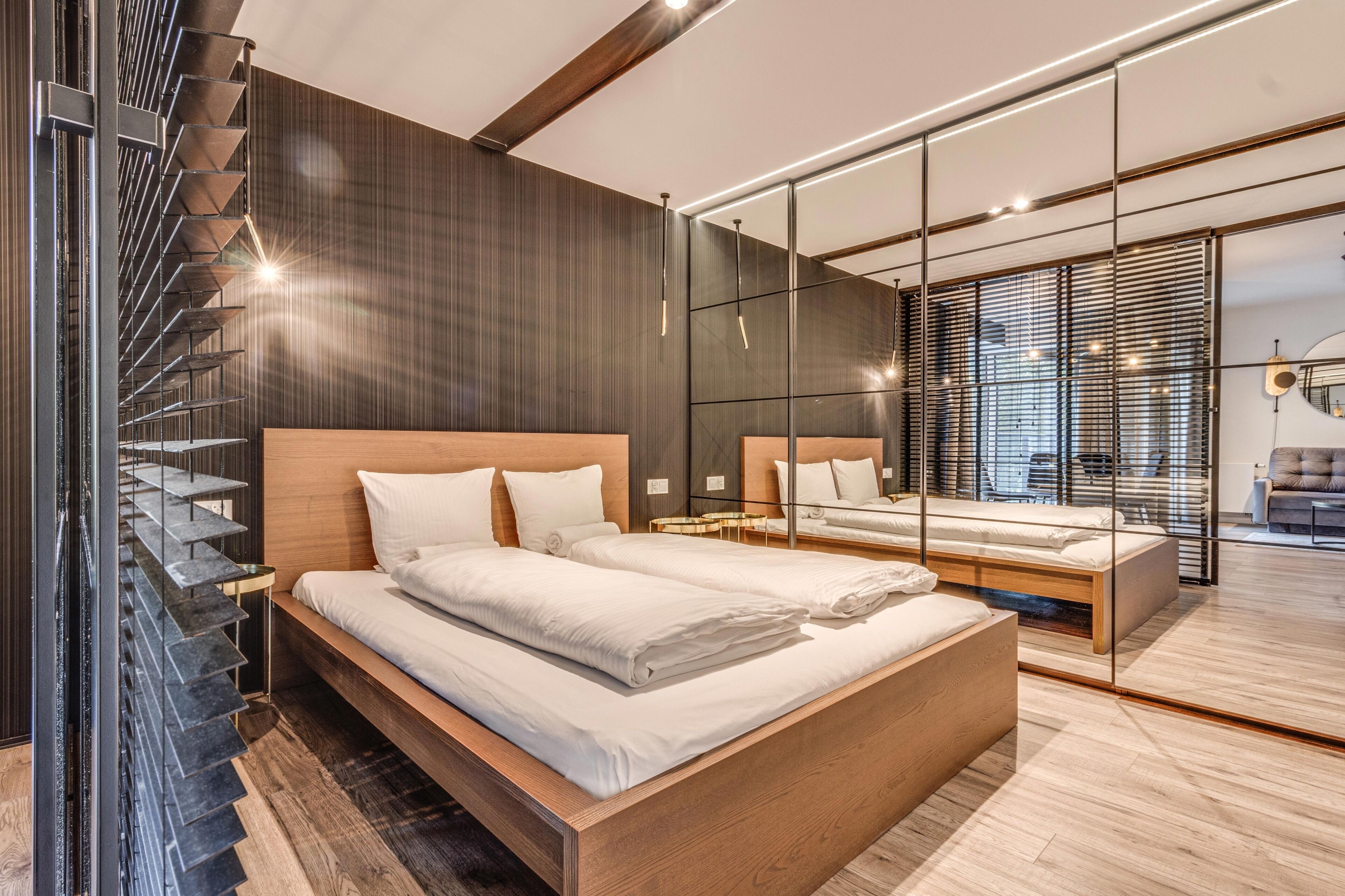 Deluxe appartement | Een strijkplank/strijkijzer, gratis wifi, beddengoed