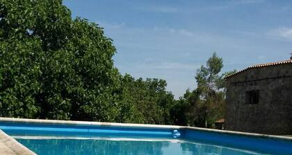 Charming Farmhouse in Enguera, Spain with Private Pool and Mountain Views