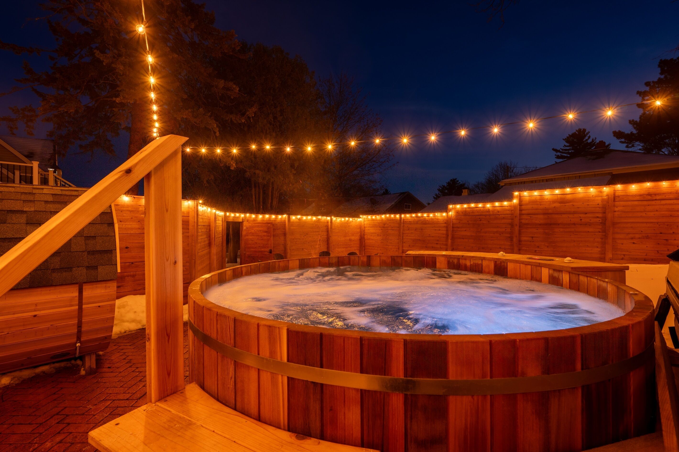 Bain à remous extérieur