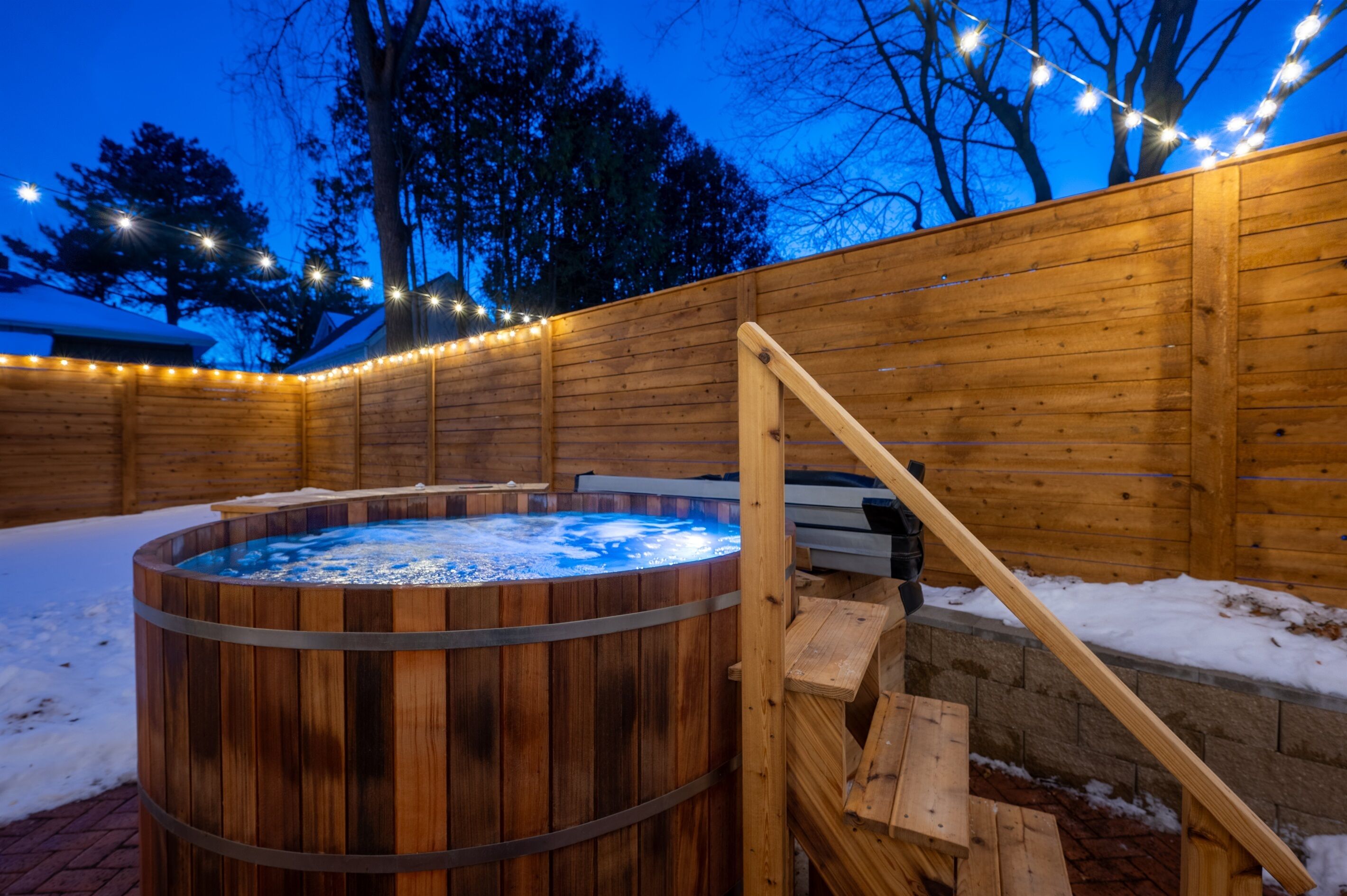Baignoire à remous extérieure
