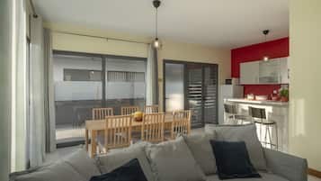 Basic Villa | Living area | TV