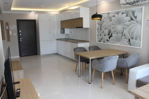 Deluxe-Apartment, 2 Schlafzimmer, Gartenblick