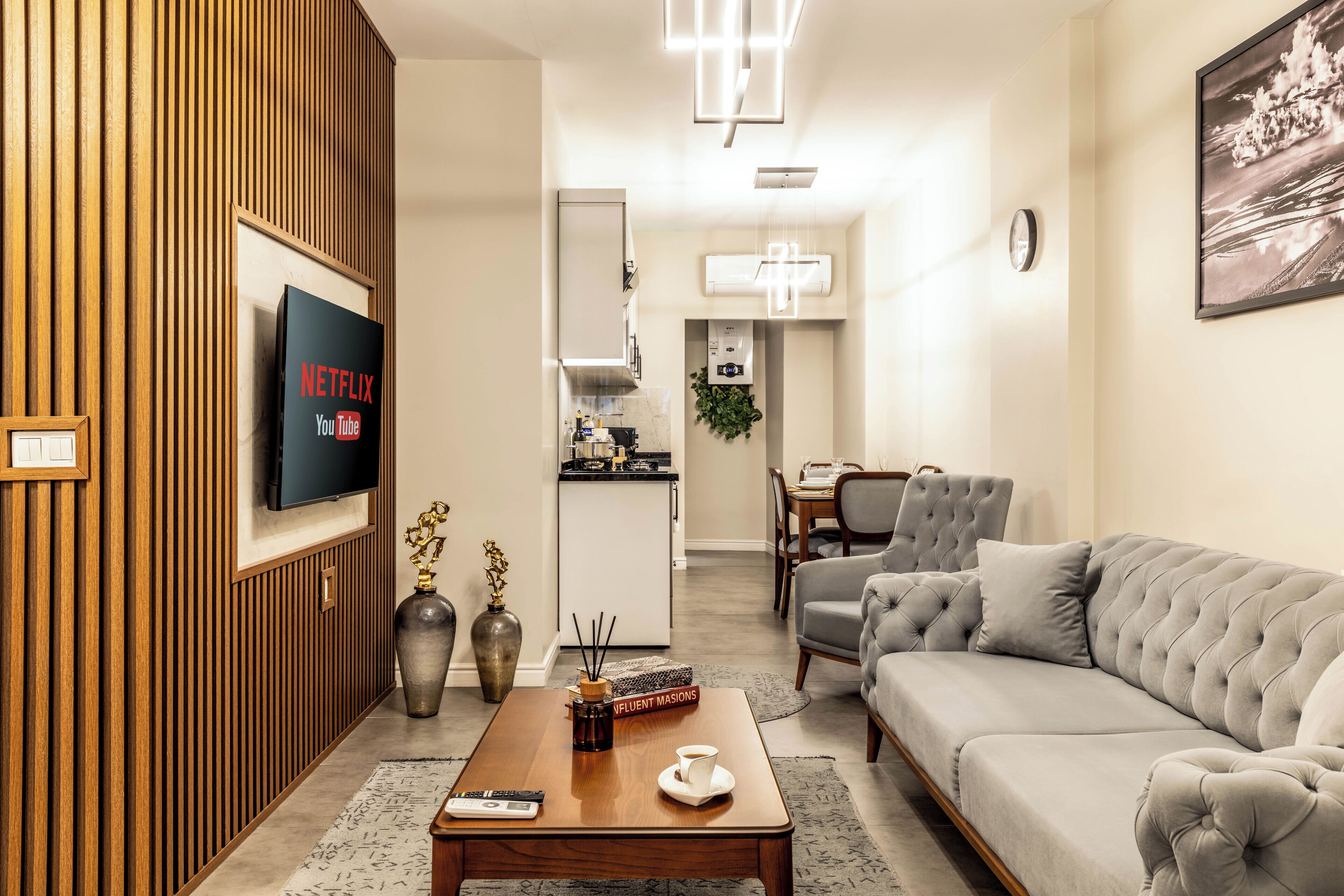 Standard Condo, City View | Living area | 106-cm Smart TV with digital channels, Netflix, Hulu