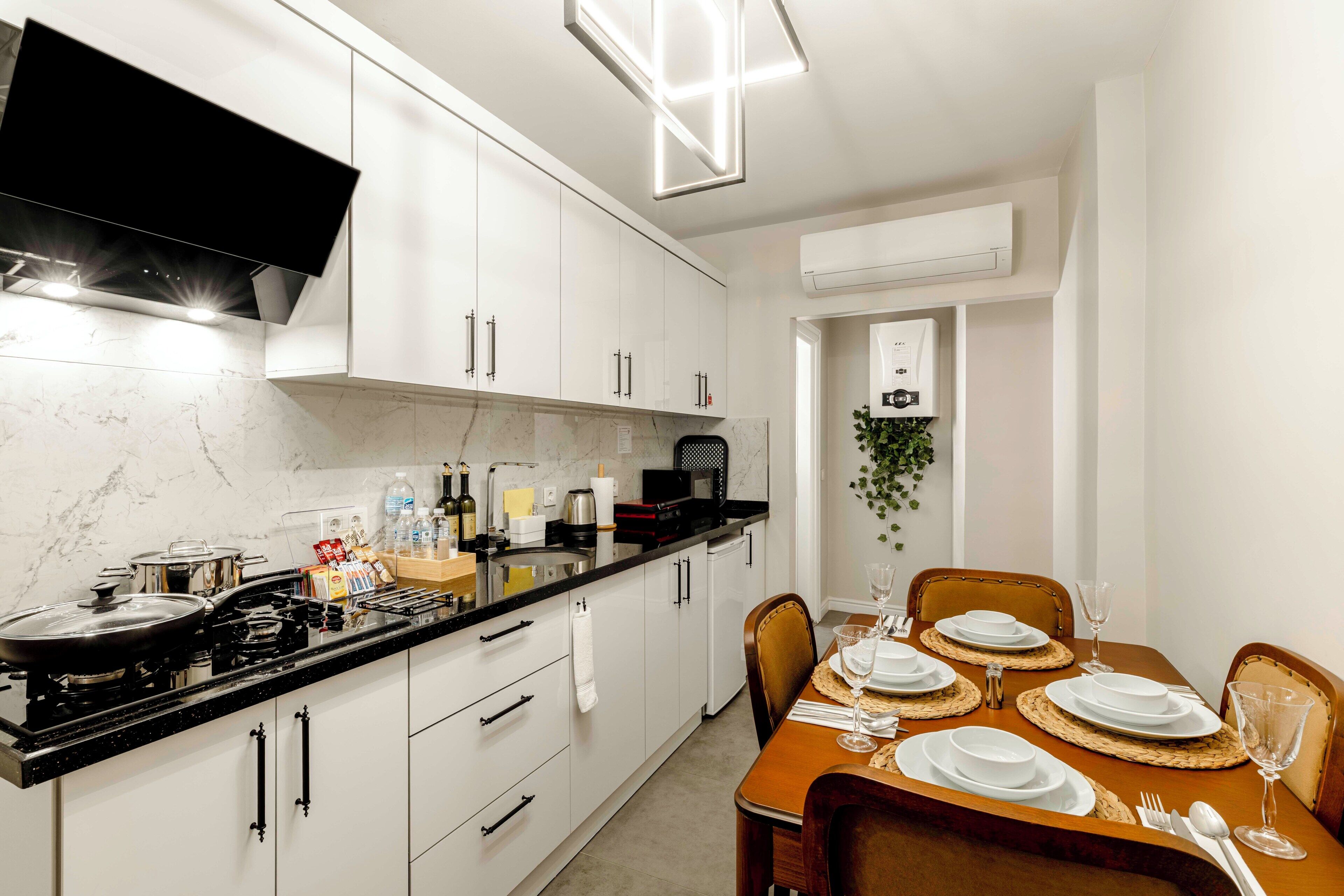 Standard-Apartment, Stadtblick | Eigene Küche | Wasserkocher mit Kaffee-/Teezubehör, Mini-Kühlschrank, Mikrowelle