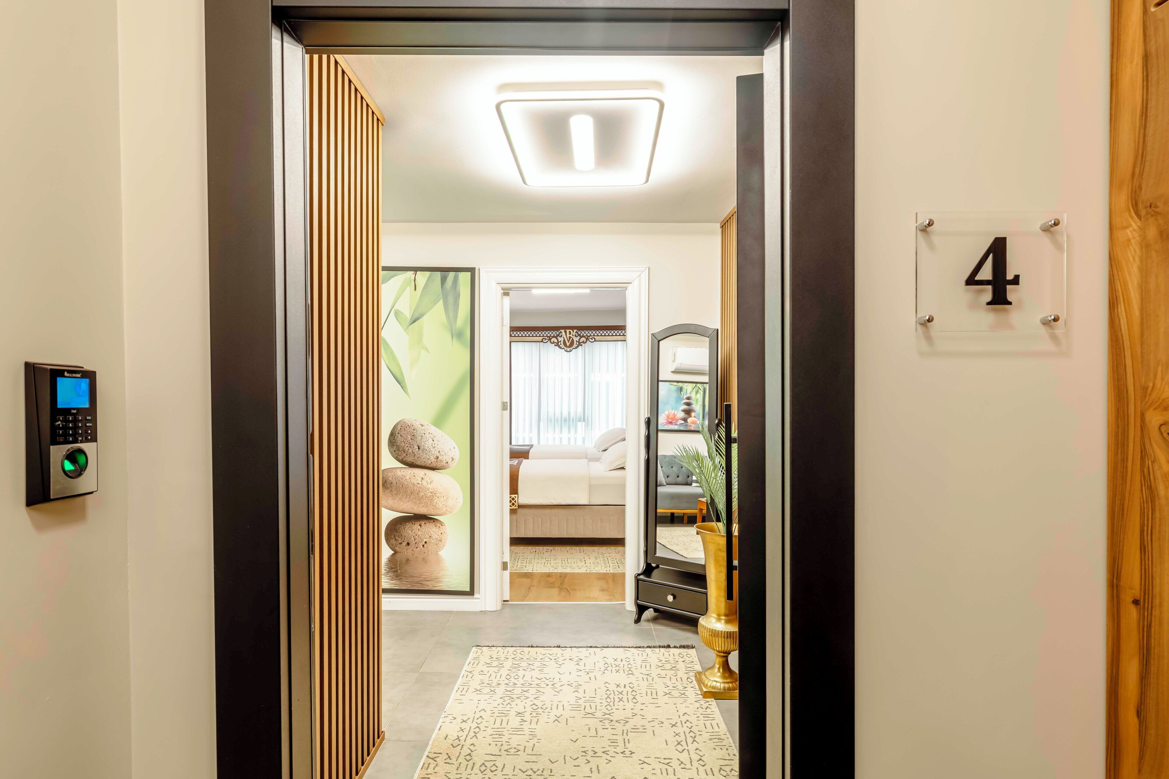 Interior entrance