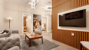 Apartamento Deluxe | 2 dormitorios, sábanas de algodón egipcio, ropa de cama de alta calidad