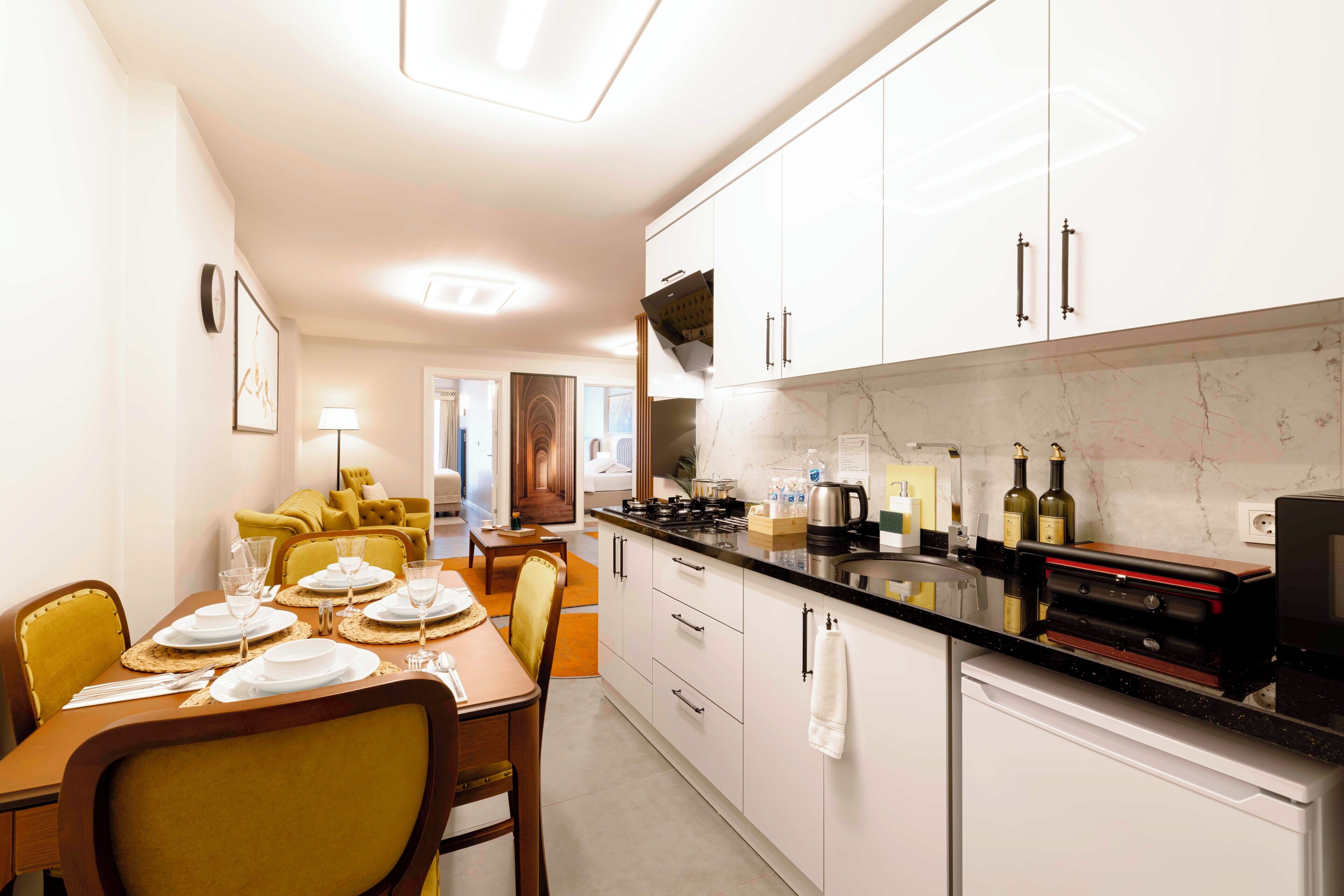 Standard-Apartment, Stadtblick | Eigene Küche | Wasserkocher mit Kaffee-/Teezubehör, Mini-Kühlschrank, Mikrowelle