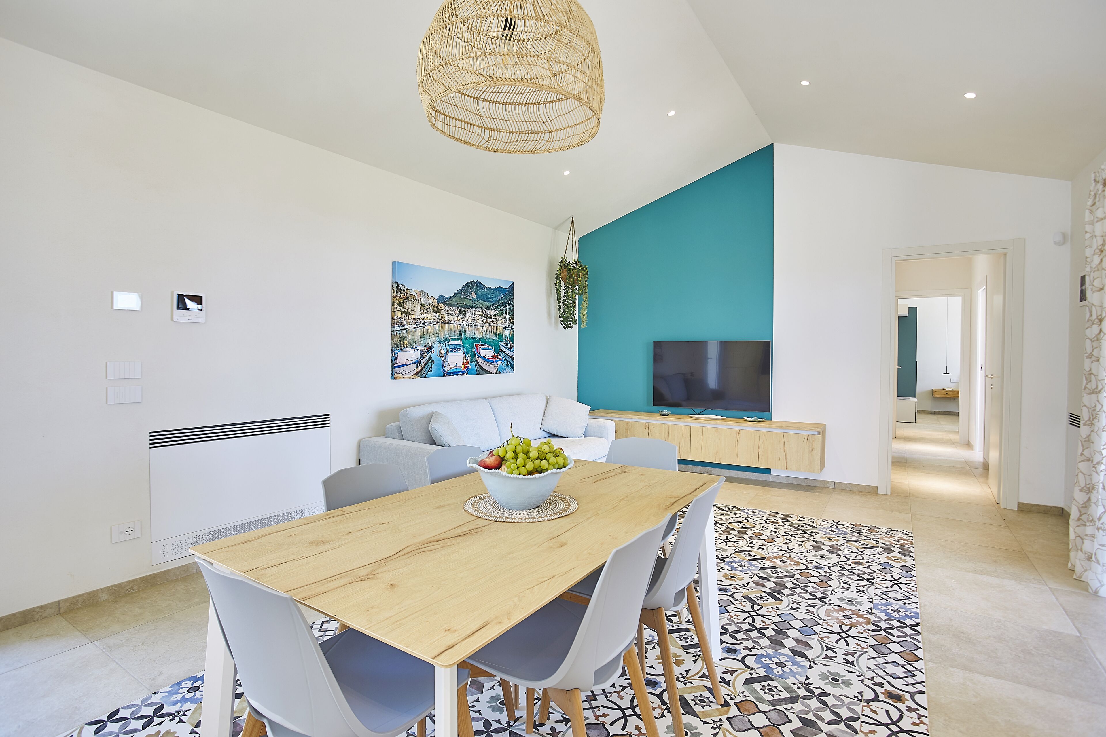 Exclusive Villa | Private kitchen | Full-sized fridge, microwave, oven, stovetop