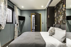 บ้านพักเบสิก | 2 ห้องนอน, เตารีด/โต๊ะรีดผ้า, ผ้าปูที่นอน