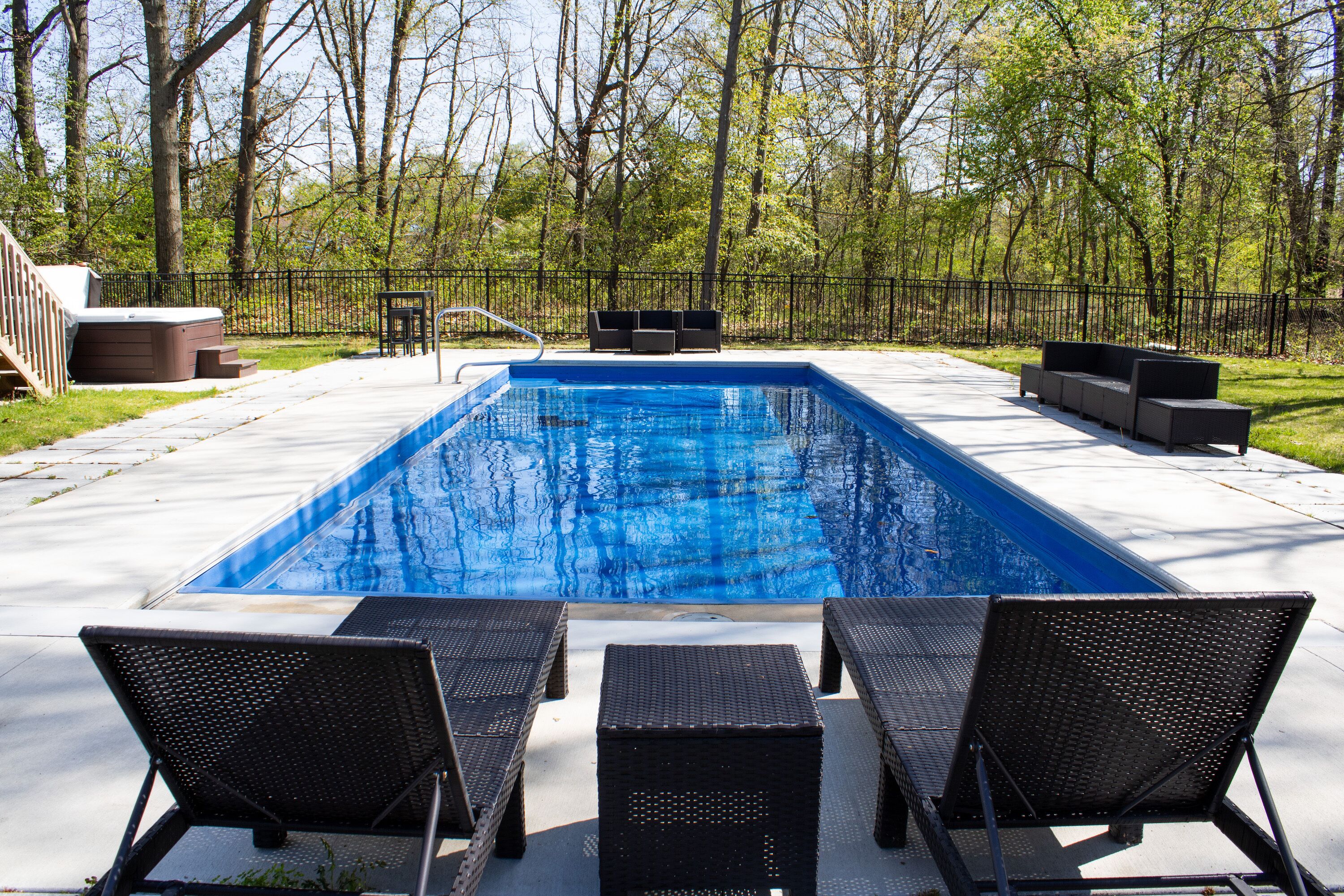 Beheizter Pool