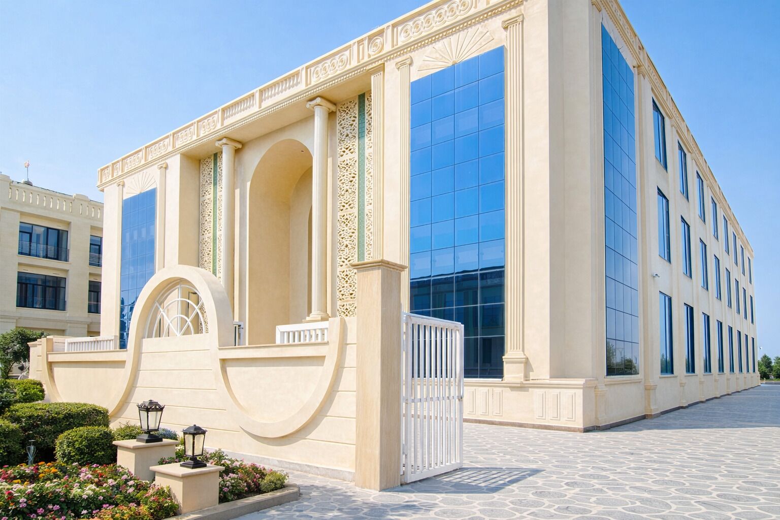 Fachada de la propiedad