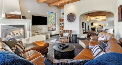 Experience luxury at Sedona Red Mountain Retreat, a spacious 3-bedroom house with stunning views.