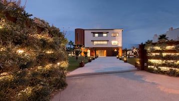 Front of property - evening/night