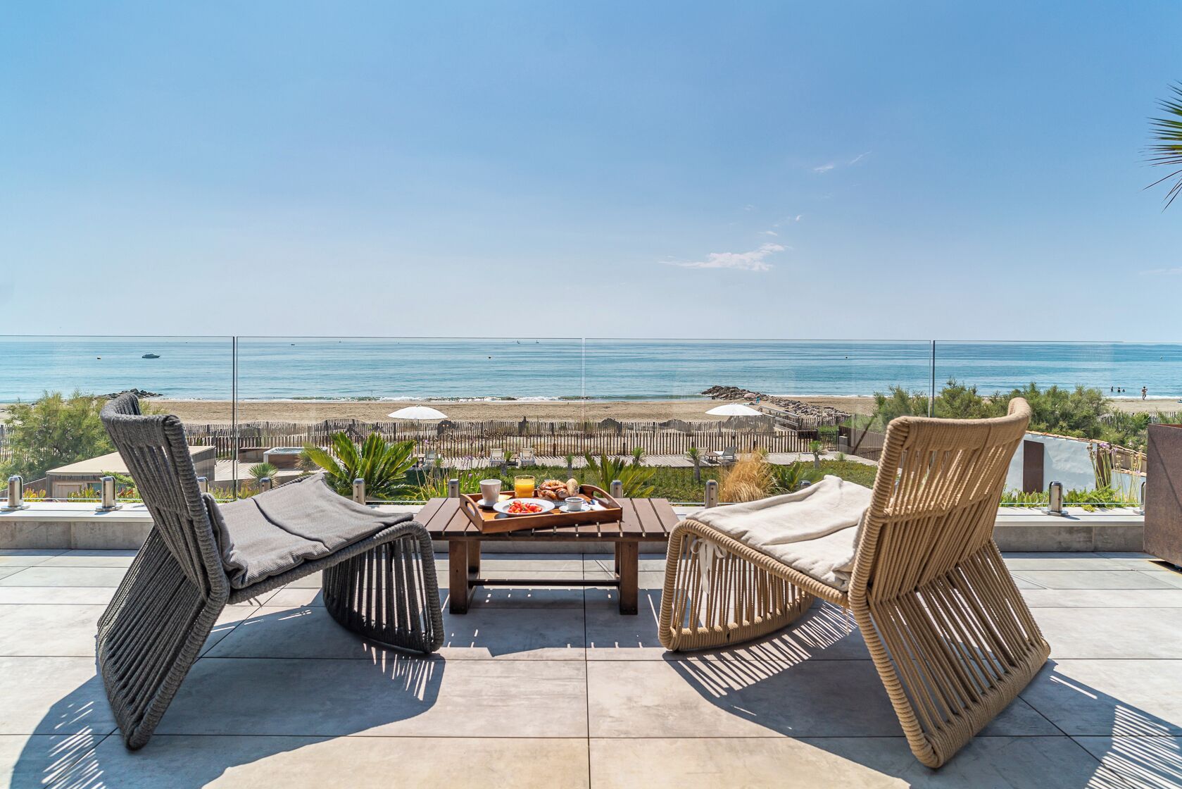 Chambre Double Deluxe, 1 très grand lit, vue mer