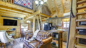 Unclassified image, 3 of 25, button - Sevierville Log Cabin w/ Hot Tub Near Dollywood! (Sevierville)