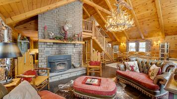 電視、壁爐、電視遊樂器、書籍