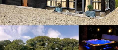 Piscine extérieure, piscine chauffée