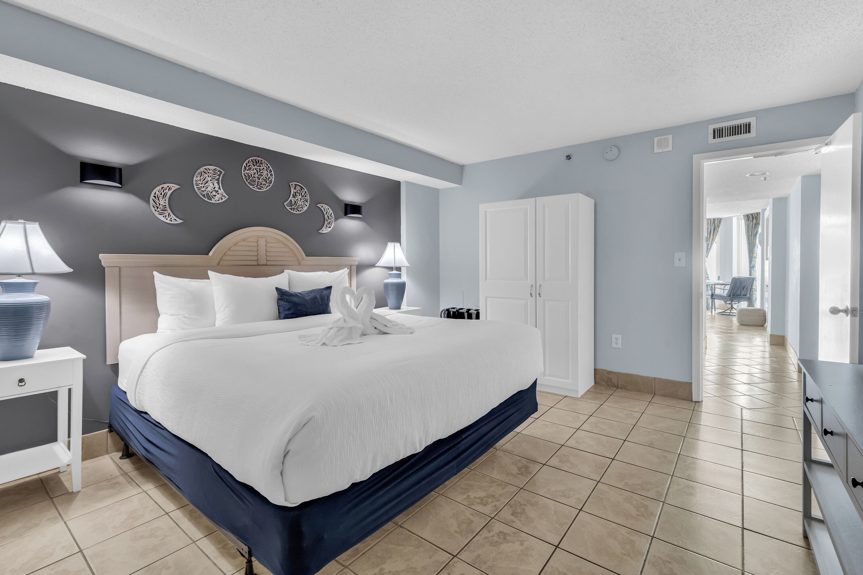 Appartamento Romantico, 1 letto king con divano letto, balcone, vista oceano | Con stile personalizzato, con arredamento individuale