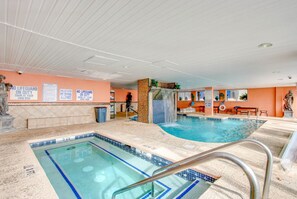 Indoor pool, outdoor pool