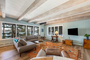 Smart TV, books, computer monitors, printers - Coastal Hideaway. Water views with expansive deck, pool table, office area. (Harpswell)