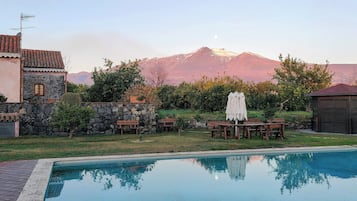 Vue depuis lâhĂ©bergement