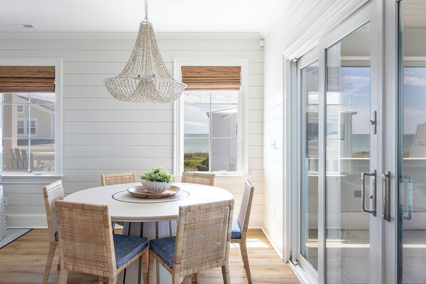 Dining - Roosevelt Retreat, Almost Oceanfront House, Located in Pine Knoll Shores, NC! (Pine Knoll Shores)
