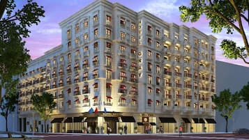 Façade de l’hébergement