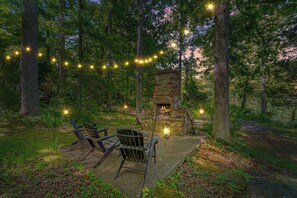 Property grounds - Lakefront Retreat: Hot Tub, EV Charger, Gazebo, Dock & Outdoor Chimney! (Spotsylvania Courthouse)