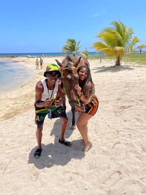 Sun-loungers, beach towels - Kelso Grande - 3 Bedrooms Luxury Villa- (Duncans)