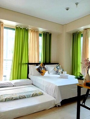 1 sovrum, strykjärn/strykbräda, gratis wi-fi och sängkläder