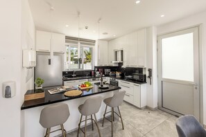 Fridge, microwave, oven, dishwasher - Fig Tree Bay Residences 6,Central Protaras, Heated Pool ,Elevator,Jacuzzi,Sauna  (Protaras)