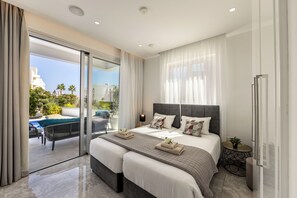 6 bedrooms, in-room safe, desk, iron/ironing board - Fig Tree Bay Residences 6,Central Protaras, Heated Pool ,Elevator,Jacuzzi,Sauna  (Protaras)