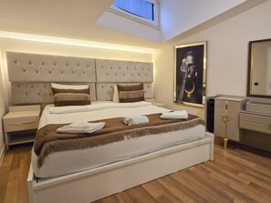 Superior suite | Lakens van Egyptisch katoen, luxe beddengoed
