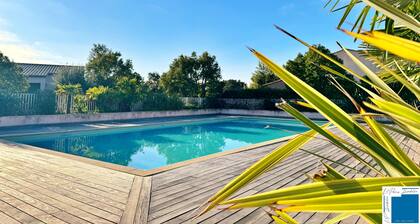 Villa Pomelo - SPA - Piscine - Climatisation - Wifi - 2 Chambres - 1.5km Plage