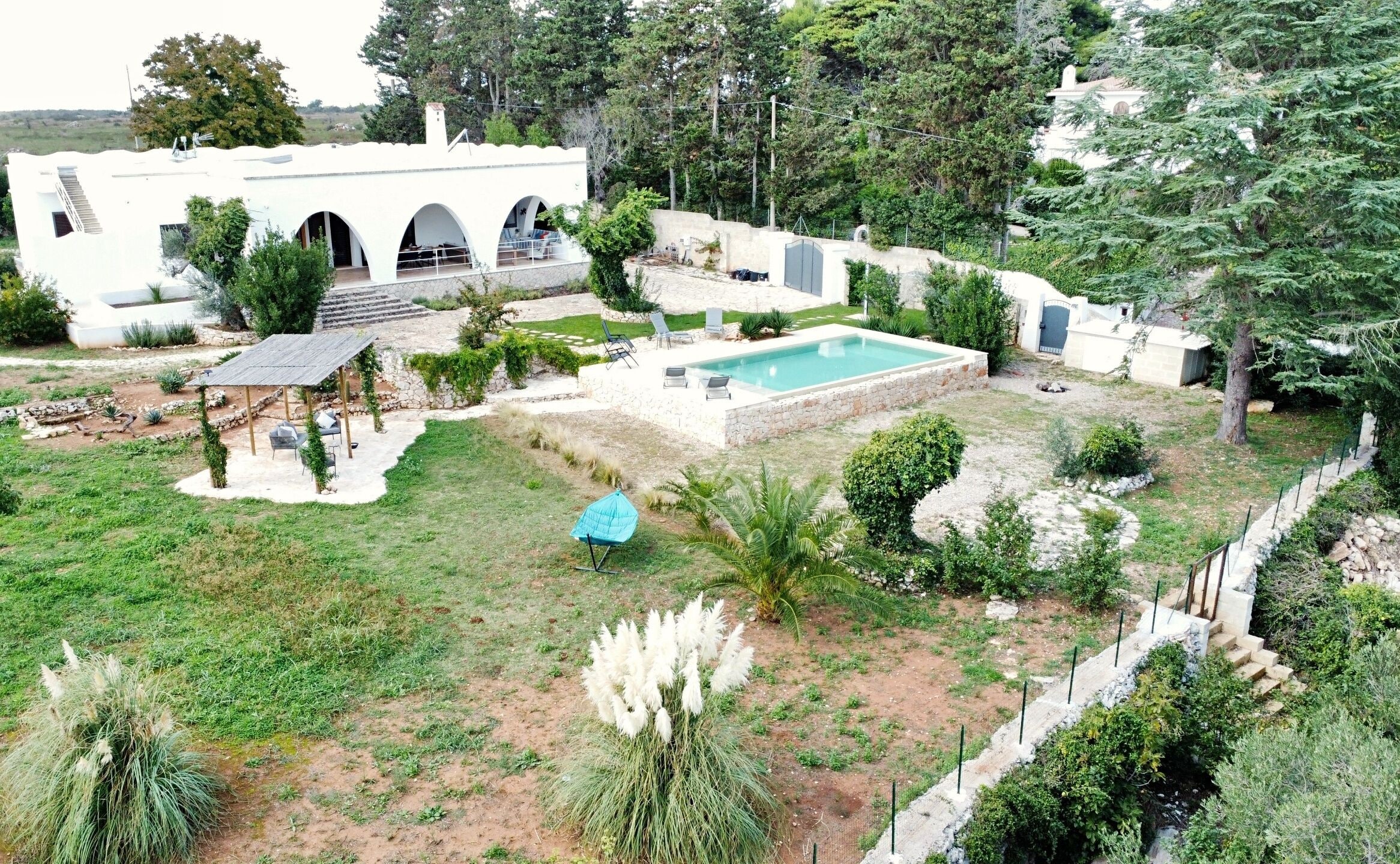 Piscina all'aperto, una piscina riscaldata