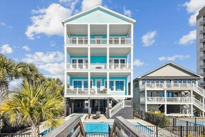 Exterior - Carolina Palms-Luxury-Pet Friendly-Pool-Game Room (North Myrtle Beach)