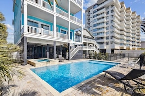 Outdoor pool - Carolina Palms-Luxury-Pet Friendly-Pool-Game Room (North Myrtle Beach)
