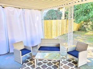 Terrace/patio - Airfield Escape Perfect for TDY stays! 30 night (Biloxi)