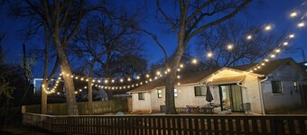 15-min Walk to Stadium w/ Huge Yard + Firepit